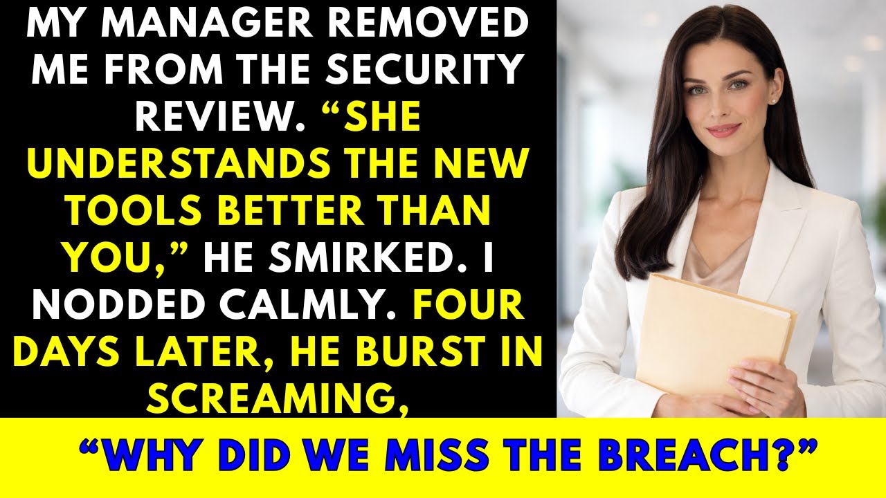 Removing me from the security review was the worst thing anyone could do.... - Revenge Story