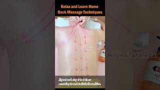 Relax and Learn Home Back Massage Techniques