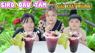 Siro Dâu Tằm Đà Lạt Giải Khát Mùa Hè [ Trang And Vinh TV ]