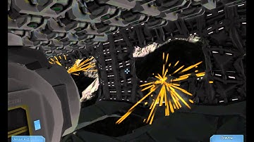 SpaceEngineers Massive ship crash aftermath