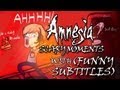 AMNESIA SCARY REACTIONS (and funny) moments with Subtitles! w/ PewDiePie EP3