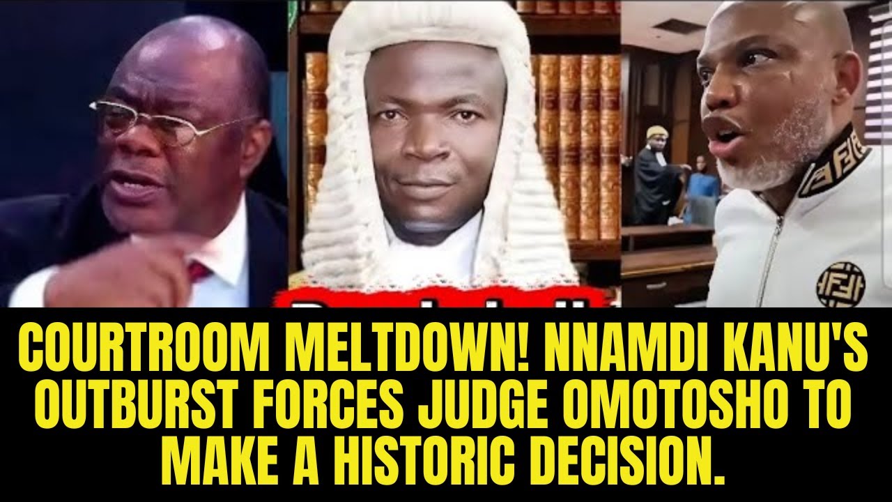 BREAKING NOW: Heavy Tension in Court as Nnamdi Kanu Arrives — Judge ...