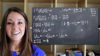 Partial fractions, distinct quadratic factors, example 3 (KristaKingMath)