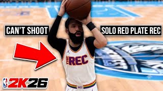 I Took the WORST BUILD in NBA 2K26 History to SOLO RED PLATE Rec…
