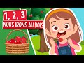 1 2 3 nous irons au bois  comptines et chansons par les mmeries