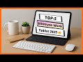 ✅ Top 5 Best Tablet for Work 2025 | Top Productivity Tablet for Office, Business &amp; Remote Work 💻✨