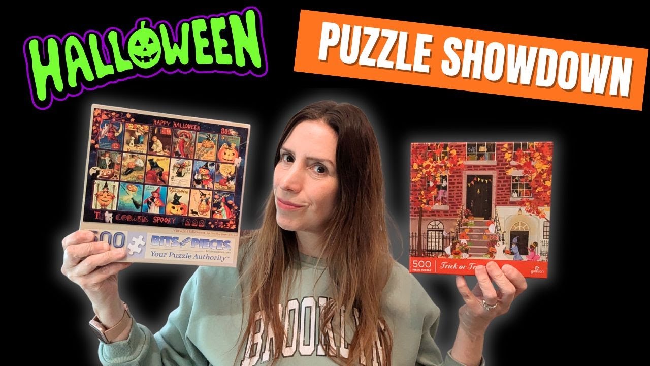 Хэллоуинская головоломка | Галисон против Битс и Пискселс — Кто победит? + Таймлапс