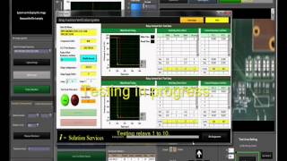 Verigy 93K DIB Testing Screen Capture