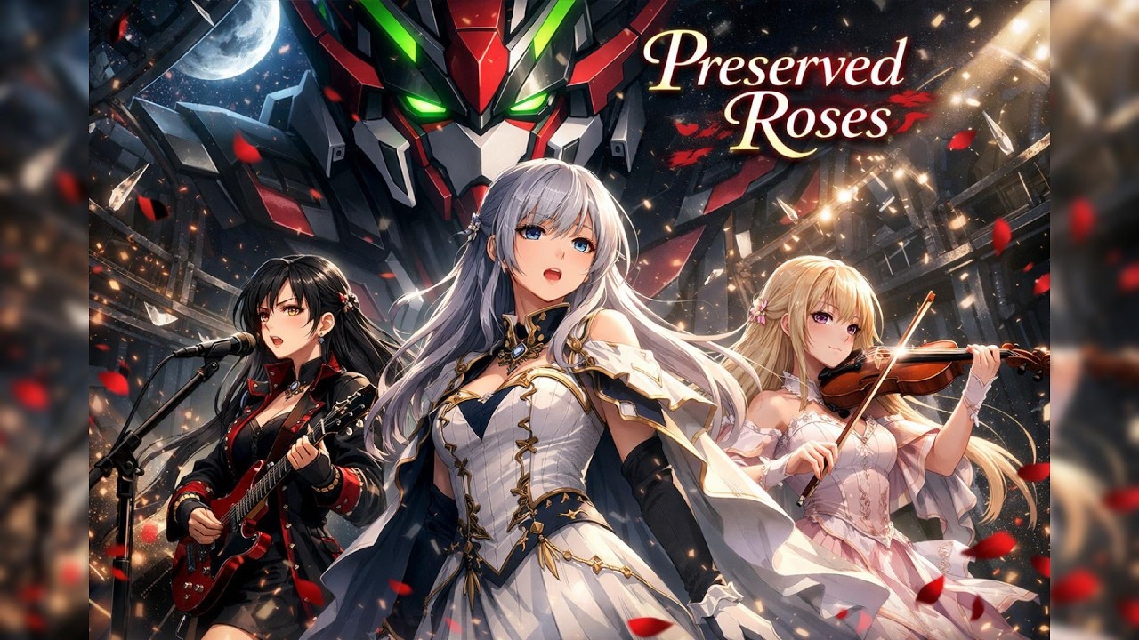 革命機ヴァルヴレイヴ OP】Preserved Roses / T.M.Revolution × 水樹