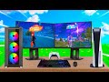 I Played PC And Console At The SAME TIME  In Fortnite