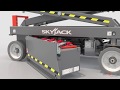 Skyjack electric DC Scissor lifts Tray Leveling procedure