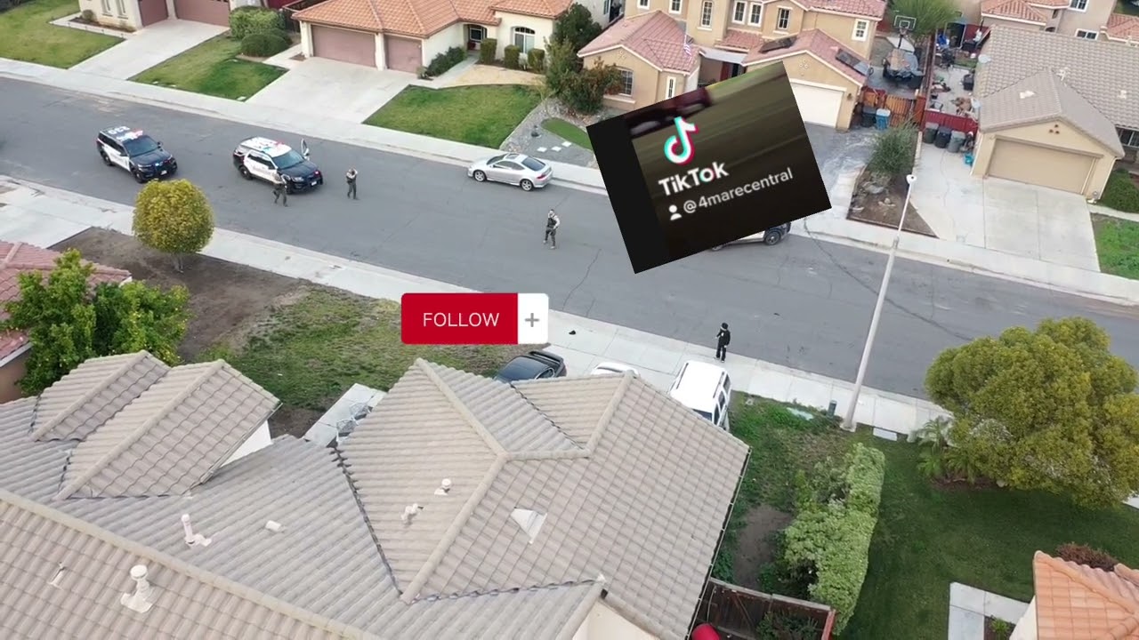 fatal shooting of Riverside County sheriff's deputy Lake Elsinore raw drone footage live unseen