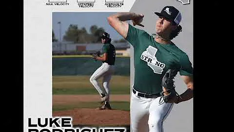 Luke Rodriguez pitching
