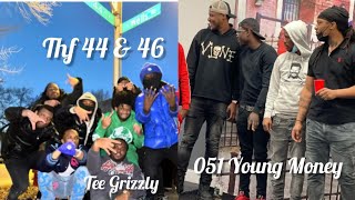 Tee Grizzly in Chicago in the hood with Thf 44 &amp; 46, Better not let 051 Young Money find out