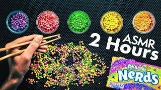 I sorted a full box of NERDS with CHOPSTICKS in 2 HOURS 🥢ASMR Therapy
