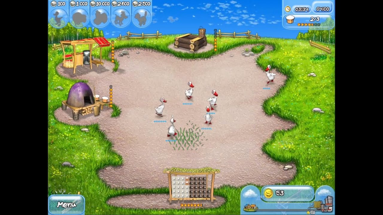 Farm Frenzy early gameplay