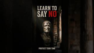 Learn To Say No To Distractions #mindset #discipline #stoicism #marcusaurelius #selfimprovement