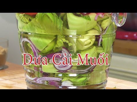 Video Cách muối dưa cải chua | dưa muối đơn giản nhất |... - youtube