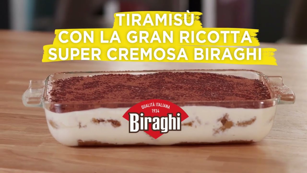 Tiramisù con la Gran Ricotta Super Cremosa Biraghi