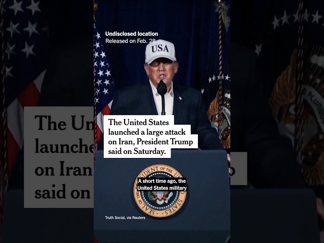 Trump Announces ‘Major Combat Operations’ in Iran