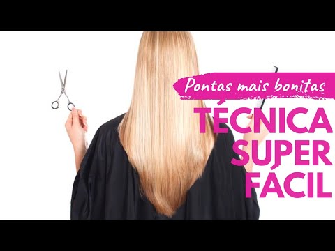 COMO APARAR AS PONTAS DO CABELO SOZINHA - YouTube