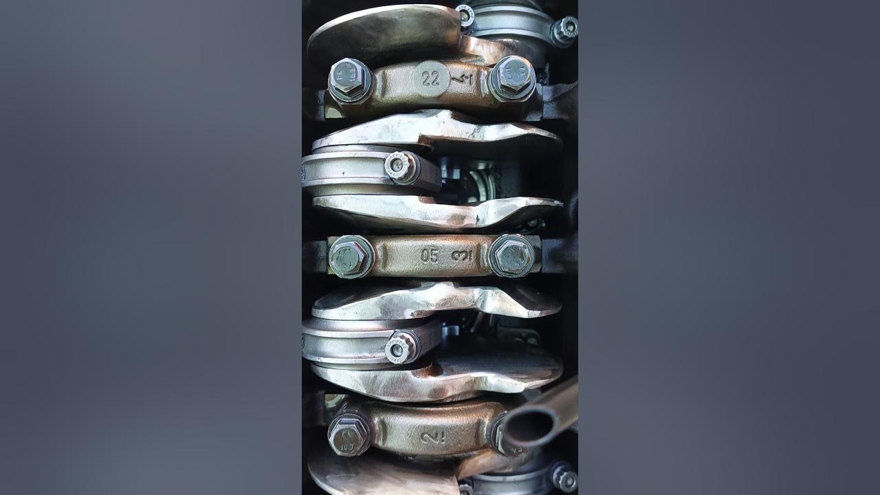 Knife edge crankshaft tu5 engine crankshaft citroen YouTube