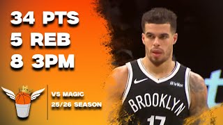 Michael Porter Jr 34 Points vs Magic Full Highlights! (1/7/2026)