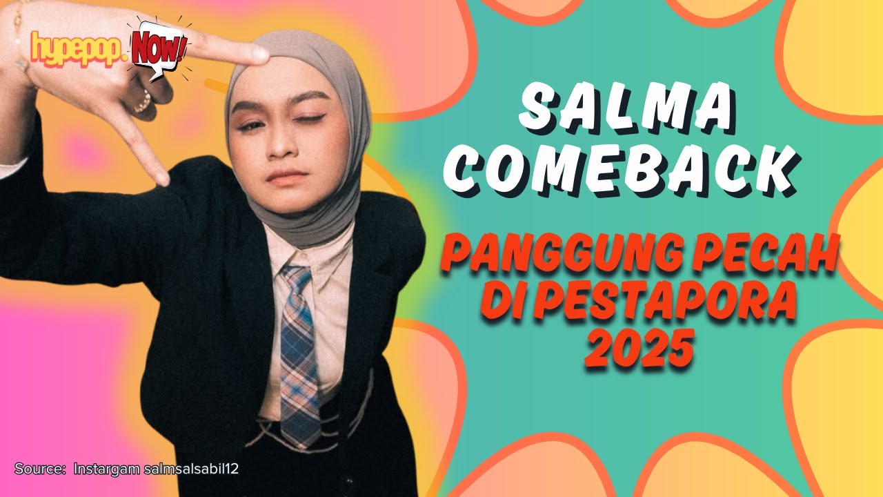 Berita 3 Menit Gen Z: Comeback Salma Salsabil di Pestapora 2025  Bikin Haru & Stylish Abis!