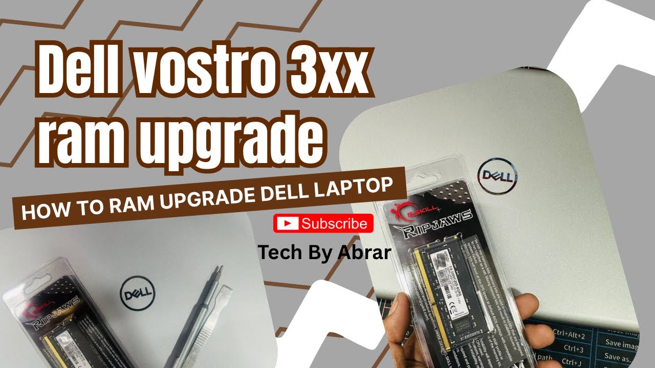 Dell Computer Ram Upgrade How to ram upgrade laptop | Dell laptop vostro | DDR4 #youtube #dell # ...