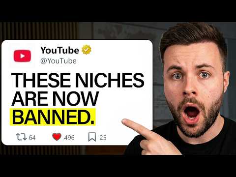 These YouTube Niches Are Now BANNED | Save Your Channel