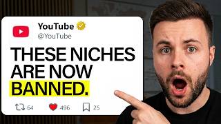 These YouTube Niches Are Now BANNED | Save Your Channel