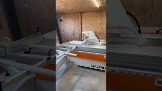 PS400B Lazzoni Piła Formatowa #piłaformatowa #stolarstwo #meble #stolarz Sliding table saw machine
