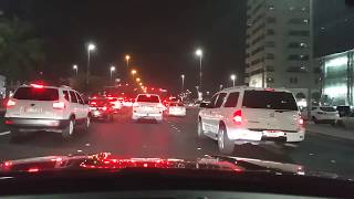 Night Driving in Abu Dhabi