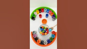 Oddly satisfying color sorting asmr #asmr #stem #satisfying #satisfyingvideos #usa #funnyvideo