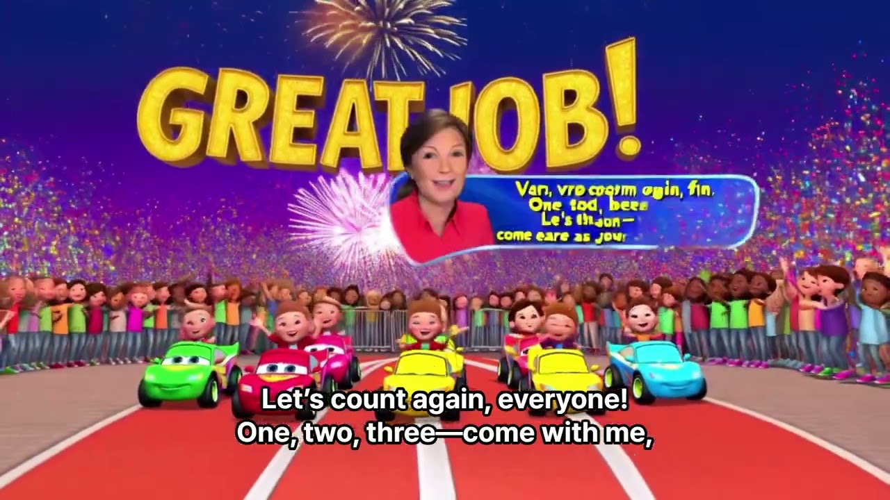 Counting Numbers by Cars  🚗🎶 exported