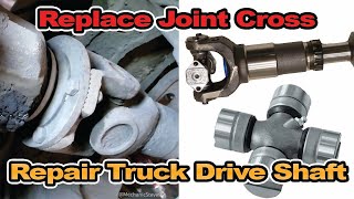 Repair Truck Drive Shafts with Mechanic Ian, Roller Bearing is broken.