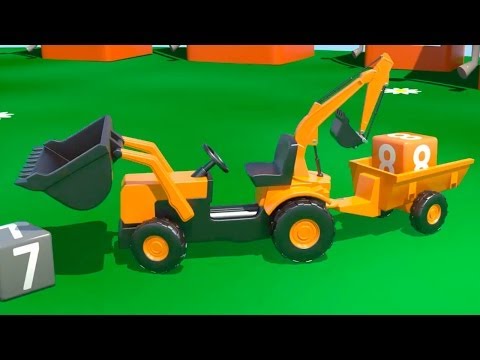 Çizgi film - İş Makineleri - Multi Traktör Bölüm 6 (Sayılar öğreniyoruz)