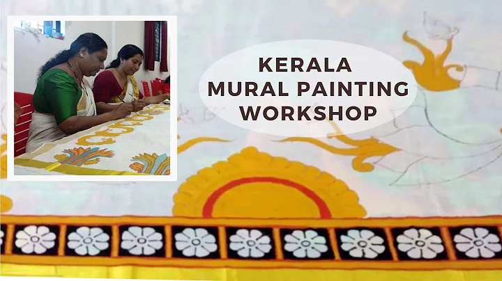 SIMPLE Fabric Painting - Mural ART - Kerala Mural Painting - STEP by STEP Painting for Beginners