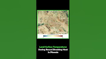 Land-Surface Temperatures During Record Breaking Heat In Phoenix
