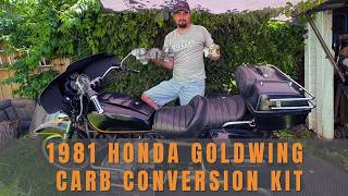 '81 Goldwing Single Carb Conversion