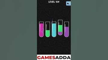 Water Color Sort Level 104 Solution