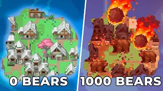 I Unleashed 1,000 Bears Against an Entire Civilization in WorldBox