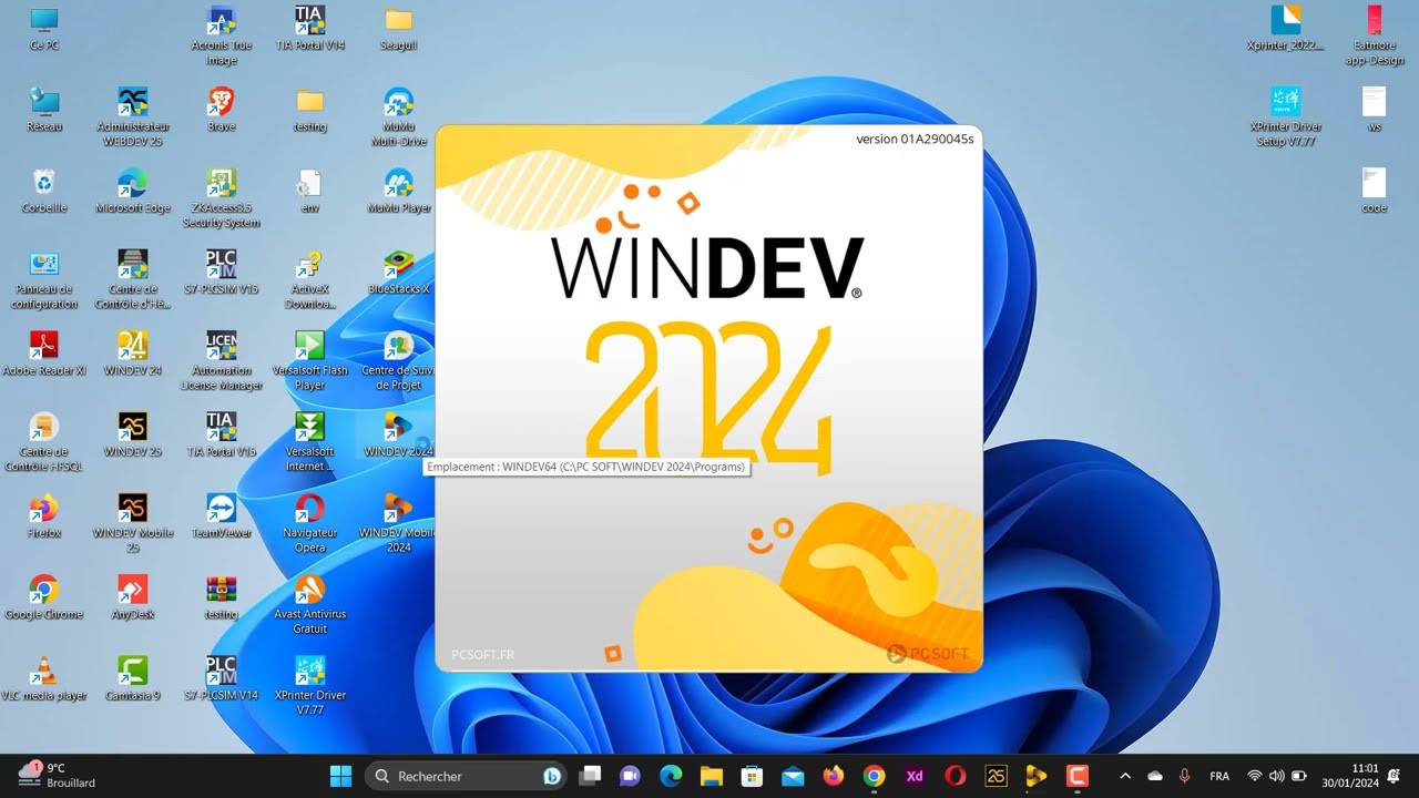 Windev 2024 : Premier Projet avec la version windev 2024 WD29