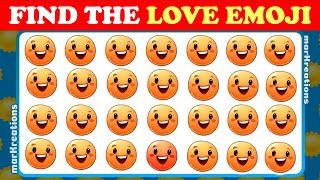 Emoji Challenge: Can You Spot the Odd One Out in 10 Seconds? Easy, Medium, Hard Levels #markreations