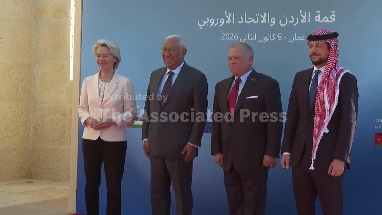 European Council President and European Commission President meet with Jordan’s King in Amman.