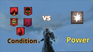 GW2 Condition VS Power everything Pros and Cons comparison WvW roaming