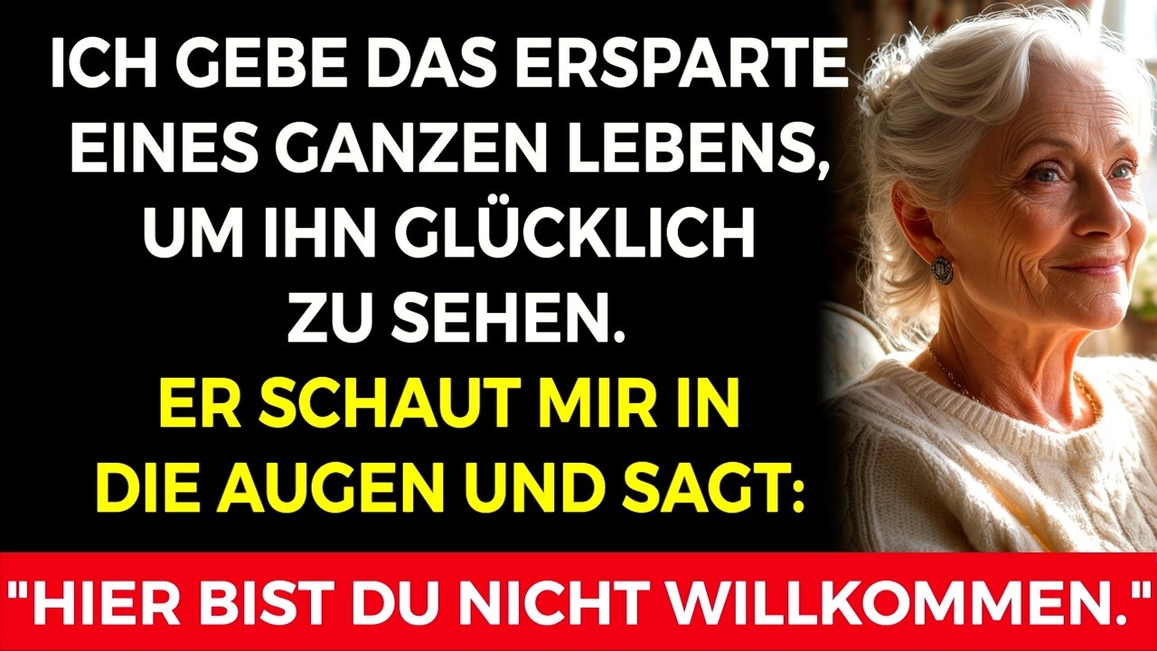 Mein Sohn hat mir das Betreten des neuen Hauses verboten, das ich mitfinanziert habe…