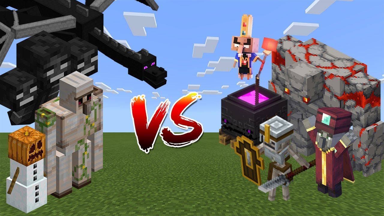 Comparison: Minecraft Dungeons Mobs and Minecraft Earth Mobs 