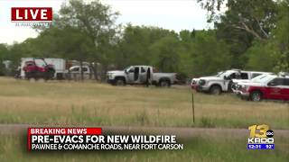 Small wilfdire south of Cheyenne Mountain extinguished quickly