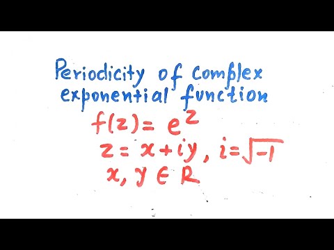 Periodicity of complex exponential function _ Euler's Formula - YouTube